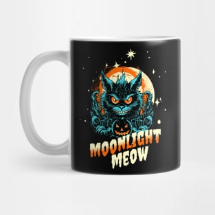 Moonlight Meow - Happy Halloween Meowoween Mug